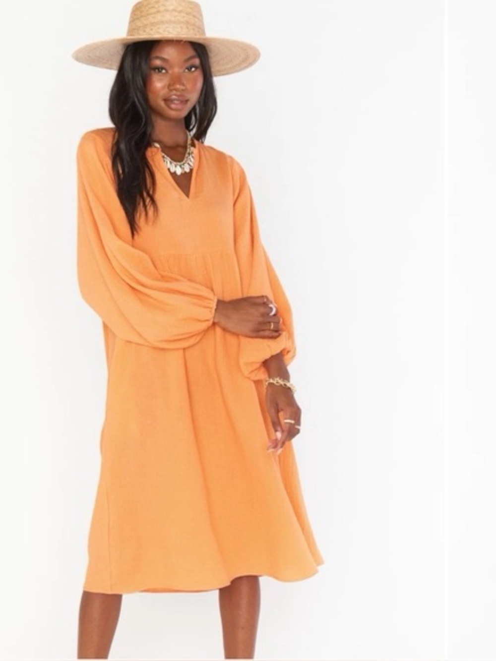 Show Me Your Mumu Kenya Midi Dress Gauze Cotton Women’s M